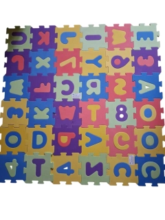 PĚNOVÉ PUZZLE PÍSMENKA