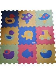 PĚNOVÉ PUZZLE ZVÍŘÁTKA,VOZY
