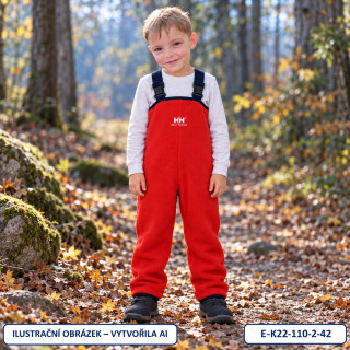 Klučičí fleecové kalhoty s laclem Helly Hansen, vel. 110