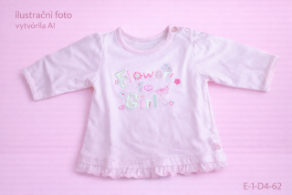 Dívčí triko dlouhý rukáv